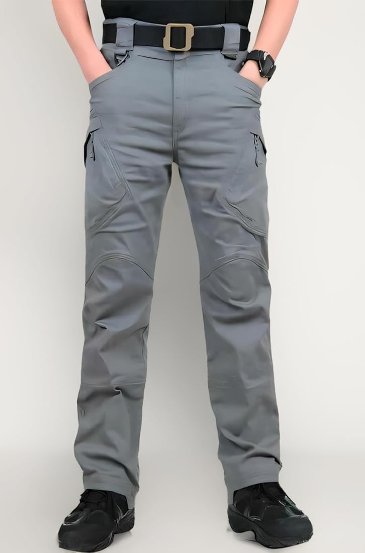 Tactical Pants Men's Military Combat Cargo Pants Cotton SWAT Casual Hiking Trousers 118441 - TUZZUT Qatar Online Shopping