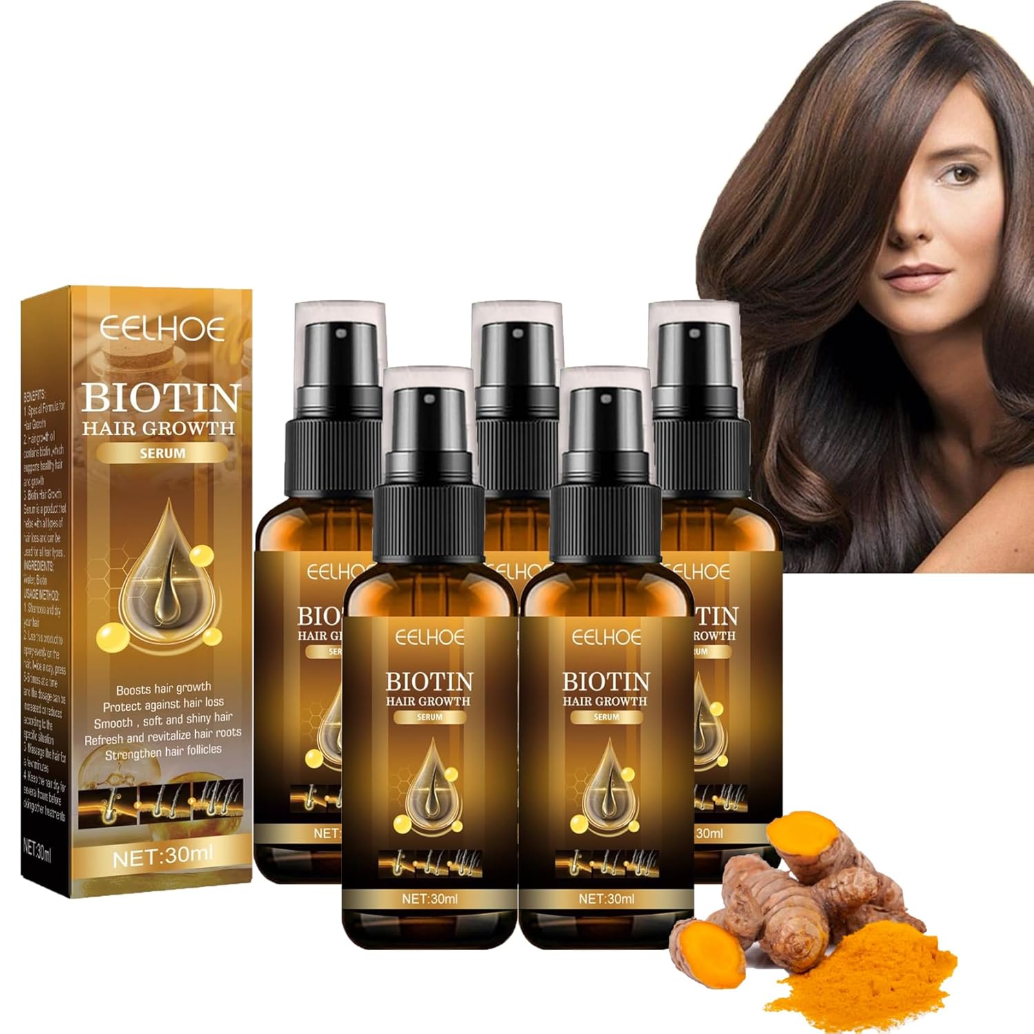 EELHOE BIOTIN Hair Growth Serum - 30ml EELHOE BIOTIN Hair Growth Serum - 30ml