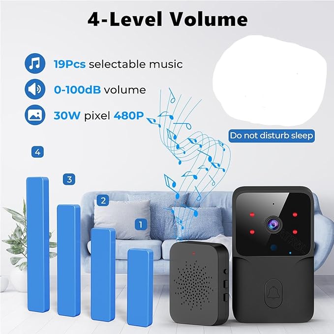 Wireless Video Doorbell 123054 Wireless Video Doorbell 123054