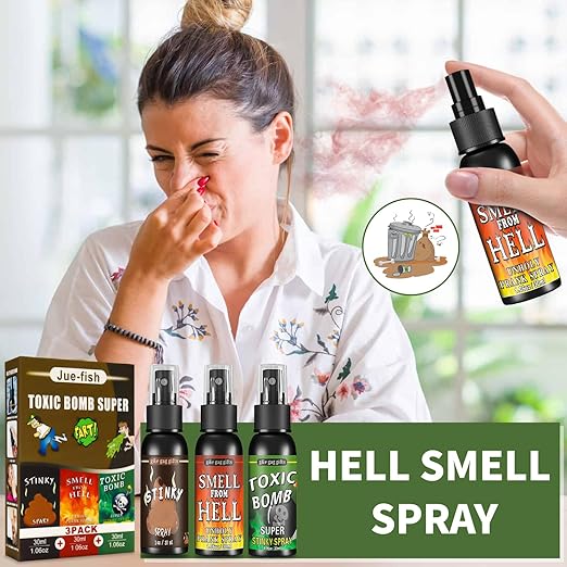 3 Pieces Smelly Flaps Smelly Spray, 90ml Poop Spray, Liquid Spray for Odor Extremely Durabl 3 Pieces Smelly Flaps Smelly Spray, 90ml Poop Spray, Liquid Spray for Odor Extremely Durabl