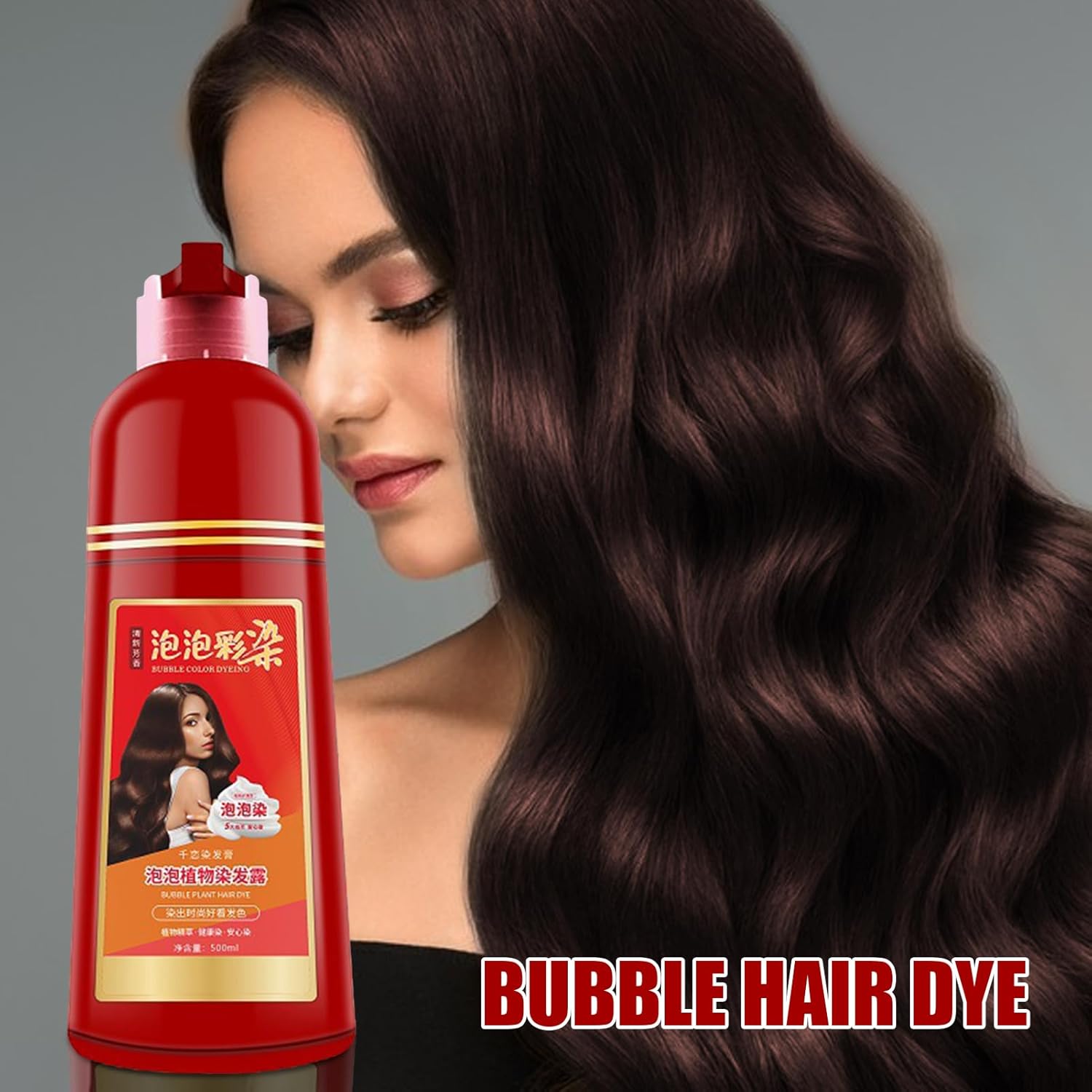 Long Lasting Bubble Hair Color Shampoo 500ml Long Lasting Bubble Hair Color Shampoo 500ml