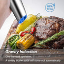 Gravity Electric Salt and Pepper Grinder Set   C68 - TUZZUT Qatar Online Shopping