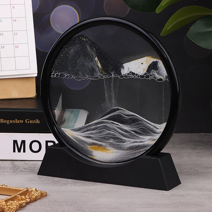 3D Moving Sand Art Picture 5/7inch Hourglass 000583000 - TUZZUT Qatar Online Shopping