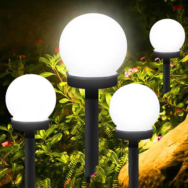 Solar Water Proof Round Ball Light For Garden  B-331343 - TUZZUT Qatar Online Shopping