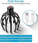 Electric Octopus Claw Scalp Massager Stress Relief Therapeutic Head Scratcher Relief Hair Stimulation Hands Free Rechargable -1806 - Tuzzut.com Qatar Online Shopping