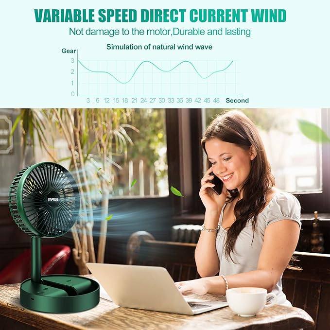 USB Rechargeable Telescopic Folding Fan USB Rechargeable Telescopic Folding Fan