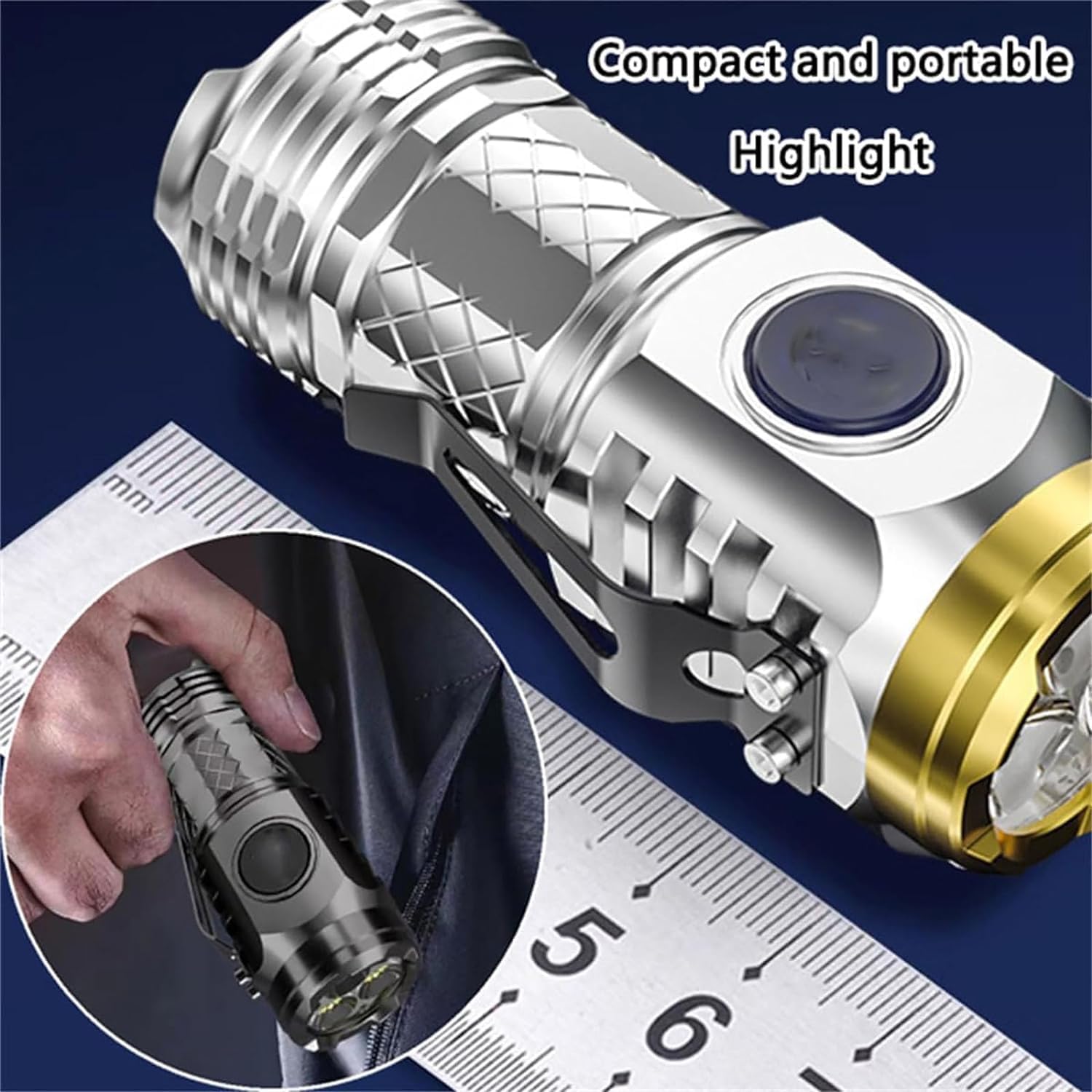 Three-Eyed Monster Mini Flashlight B-316979 Three-Eyed Monster Mini Flashlight B-316979