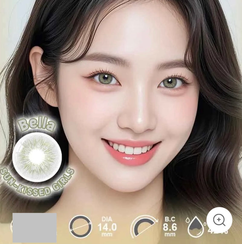 UYAAI Sun-kissed Bella Contact Lenses for Eyes (1 Pair) - TUZZUT Qatar Online Shopping