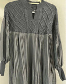 Sweater Women Split Big Size Knitting Sweater Loose Fit Turtleneck Long Sleeve S14003 - TUZZUT Qatar Online Shopping