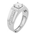 Women Fashion Silver Diamond Stone Ring 523167 - TUZZUT Qatar Online Shopping