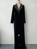 Casual Long Overcoat Abaya Trench Coat 175114 - TUZZUT Qatar Online Shopping