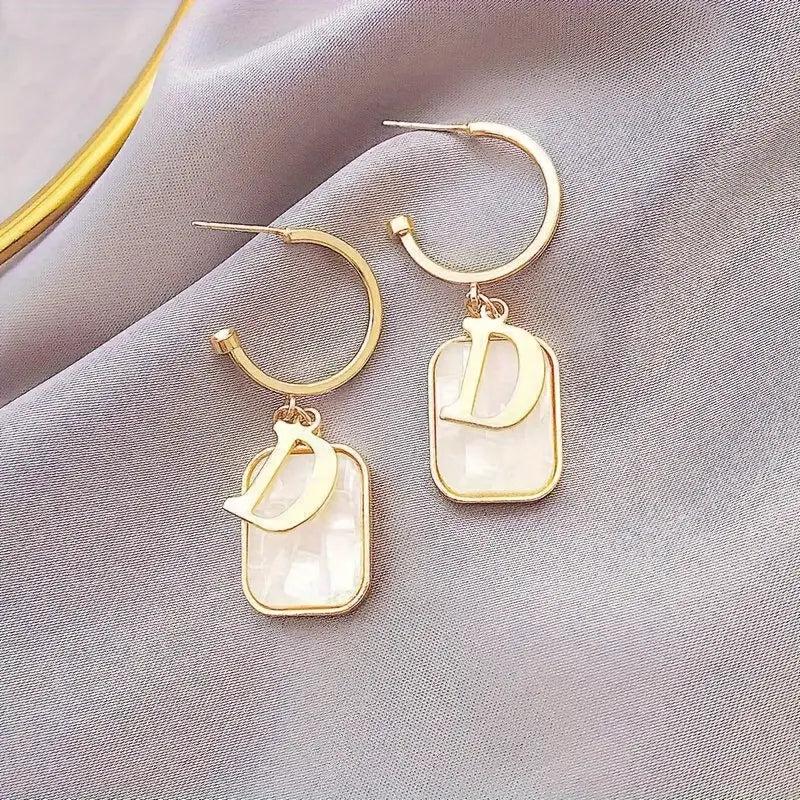Hoop D Earrings HE10 Hoop D Earrings HE10