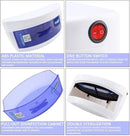 Portable UV Sterilizer Towel Cabinet Box for Nail Beauty Salon Tool Disinfection GERMIX SM -504B - TUZZUT Qatar Online Shopping