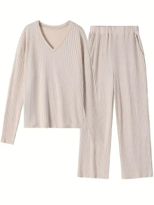 Women's Cross Border Two Piece Knitted Suit B-479002 - TUZZUT Qatar Online Shopping