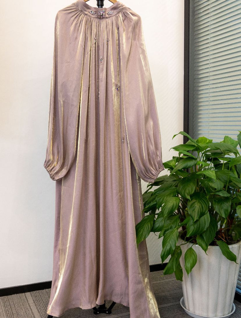 Women's Long Sleeve Solid Color Rhinestone/Gems/ Crystals/ Modest 460873 - TUZZUT Qatar Online Shopping