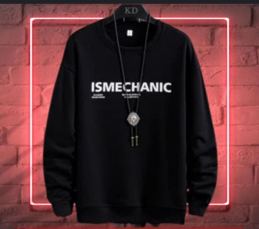 Men's Thickened Fleece Hoodless Sweatshirt X2106676 Men's Thickened Fleece Hoodless Sweatshirt X2106676