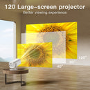 S40 Android Smart Portable Projector (4K Support, WiFi + Bluetooth) - TUZZUT Qatar Online Shopping