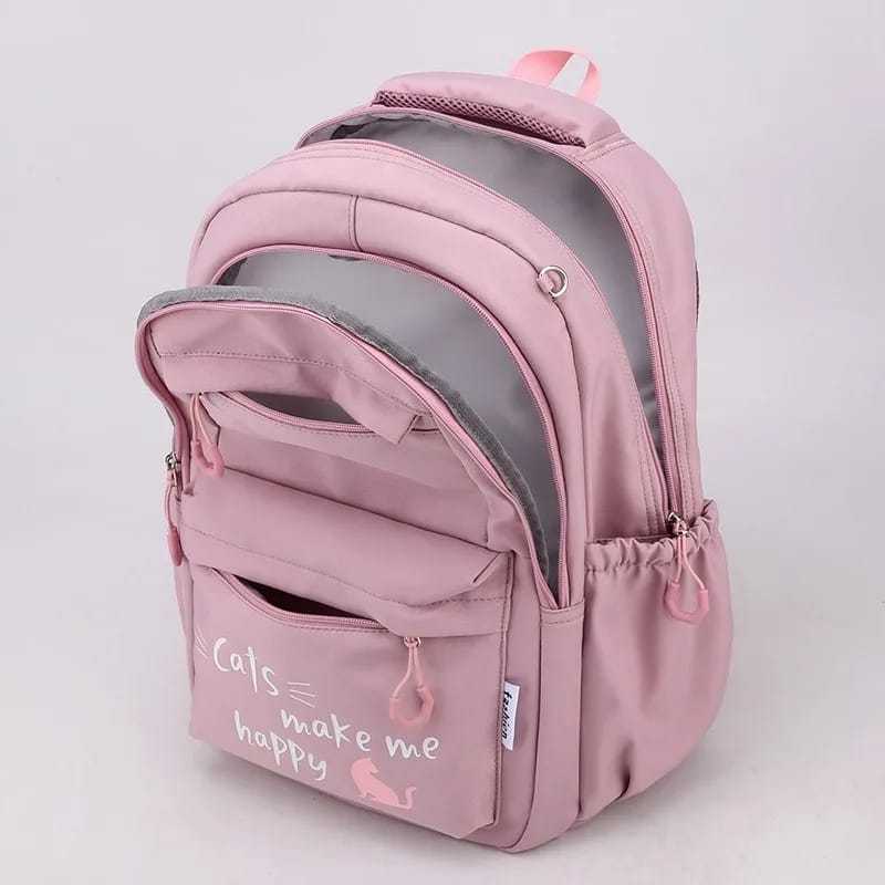 New School Bags for Girls Backpack Waterproof Portability Teenagers College Student Cute Shoulder Bag Travel Mochilas Escolar - S4941675