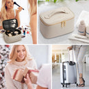 Leather Portable Makeup Travel Bag S5091154 - TUZZUT Qatar Online Shopping