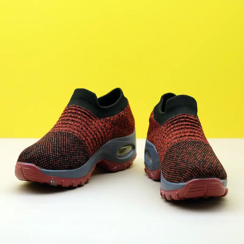 Breathable Knit Chunky Sneakers 7343