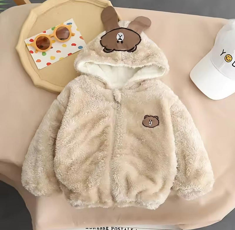 Children's Fashionable Thickened Fleece Jacket   197536 - TUZZUT Qatar Online Shopping