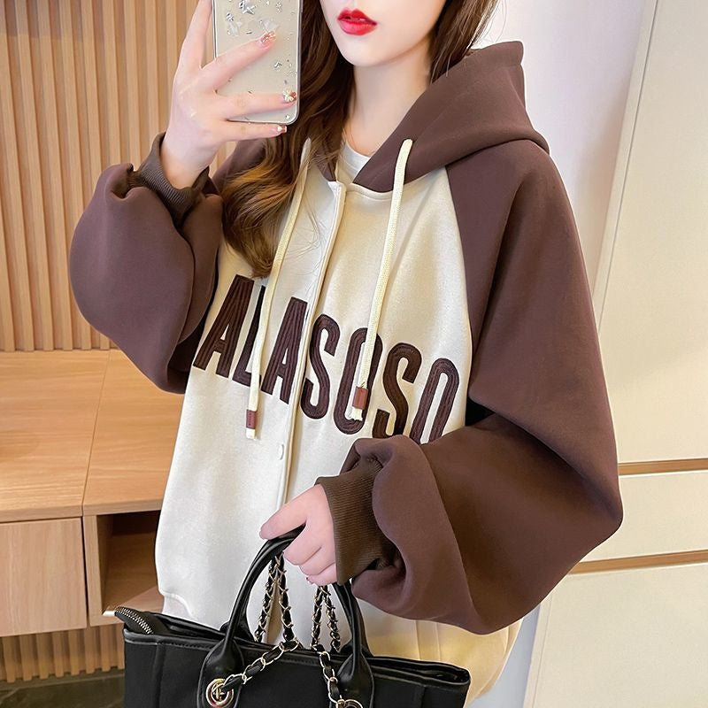 Women's Long Sleeve Colorblock Color Hoody 594809 M Women's Long Sleeve Colorblock Color Hoody 594809 M