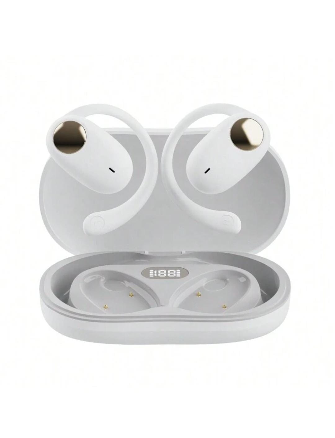 Ear Hook Touch Control LED Display Adjustable Wireless Earbuds JS911 Ear Hook Touch Control LED Display Adjustable Wireless Earbuds JS911