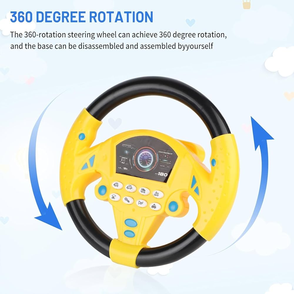 Multifunctional Steering Wheel Toy for Kids 1534118 Multifunctional Steering Wheel Toy for Kids 1534118
