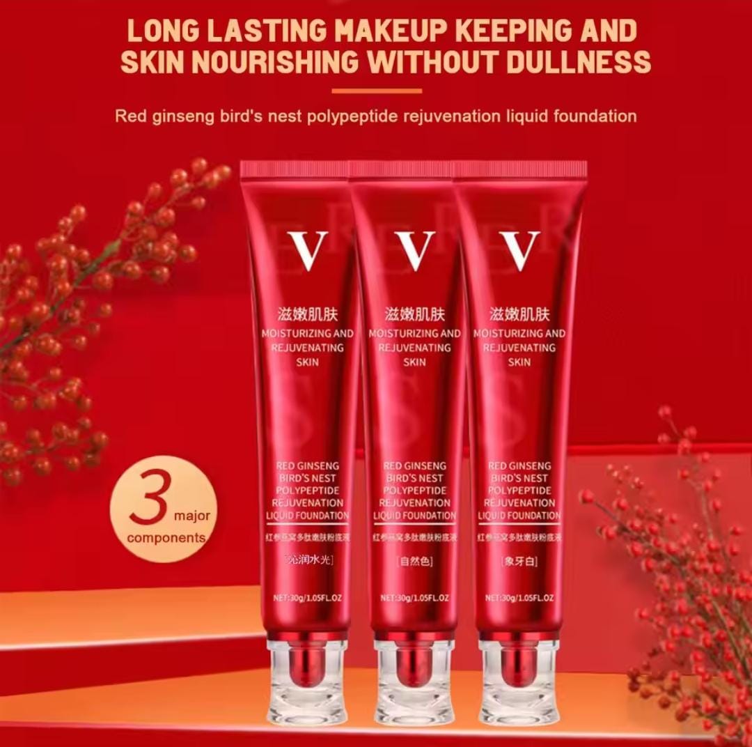 Red Ginseng Bird's Nest Liquid Foundation 30g Red Ginseng Bird's Nest Liquid Foundation 30g