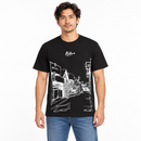 Men Black Urban Street-Print T-Shirt S4558670 - M