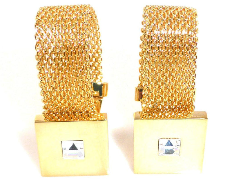 LAWYER SQUARE GOLD COPPER CUFFLINKS -S4484572