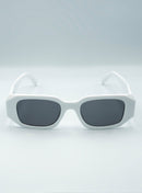 Solid Square Full Rim Tinted Sunglasses S6676 - TUZZUT Qatar Online Shopping