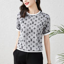 Women's Top Short-sleeved T-shirt   536531 - TUZZUT Qatar Online Shopping