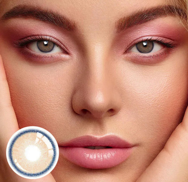 Unibling Neala Brown Contact Lenses for Eyes (1 Pair) - TUZZUT Qatar Online Shopping