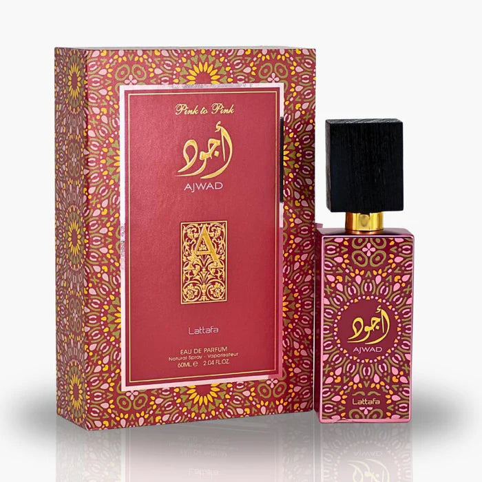 Ajwad & Ajwad Pink to Pink EDP Sprays 60ML by Lattafa | Perfumes for All Seasons: Timeless, Versatile Elegance. (AMAZING BUNDLE) Ajwad & Ajwad Pink to Pink EDP Sprays 60ML by Lattafa | Perfumes for All Seasons: Timeless, Versatile Elegance. (AMAZING BUNDLE)