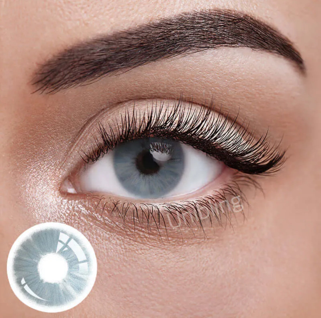 Unibling Meta Blue Contact Lenses for Eyes (1 Pair) Unibling Meta Blue Contact Lenses for Eyes (1 Pair)