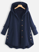 Women's Outerwear Winter Warm Thicken Hooded Coat 7012138
