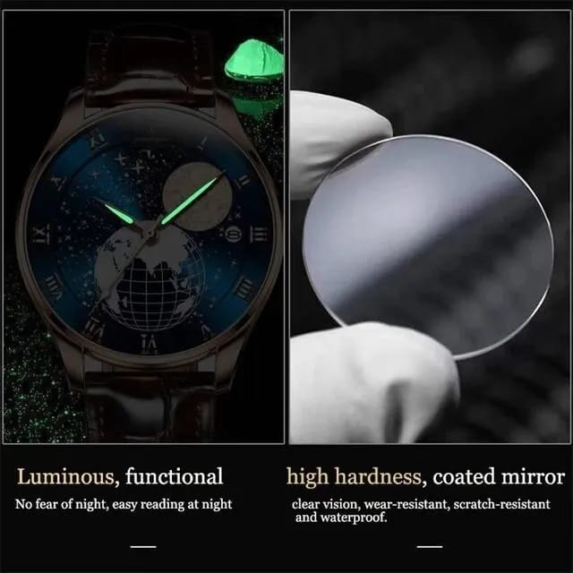Luxury Men's Fashion Watch-Latest Design Poedagar Wrist Watch S4488824 - Tuzzut.com Qatar Online Shopping