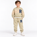 Boys’ Beige Graphic Sweatshirt & Jogger Set 1528187 – 5–6 Years