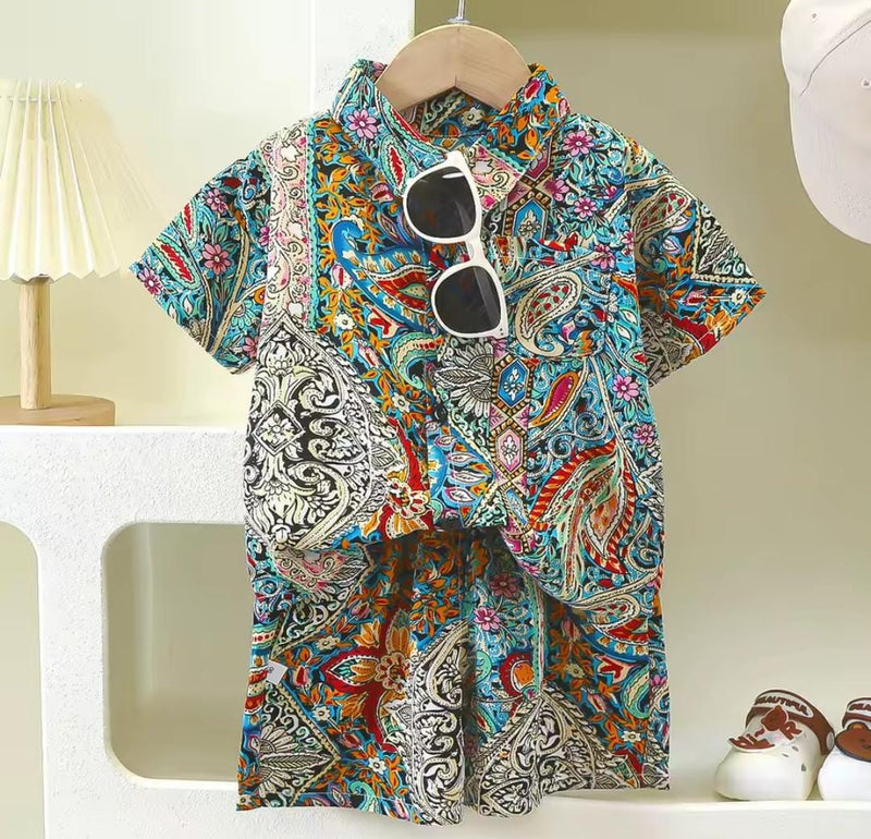 Children Summer Clothes Set   1552018 - TUZZUT Qatar Online Shopping