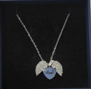 Broken Heart Silver Diamond Necklace BH877 - TUZZUT Qatar Online Shopping