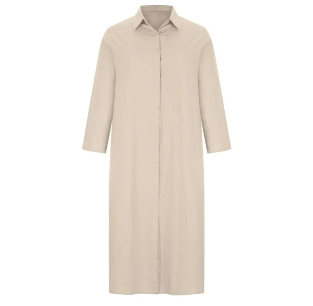 Womens Dress Shirt Womens Cotton Long Sleeve Pocket Loose Long Shirt Dress S557200 Womens Dress Shirt Womens Cotton Long Sleeve Pocket Loose Long Shirt Dress S557200