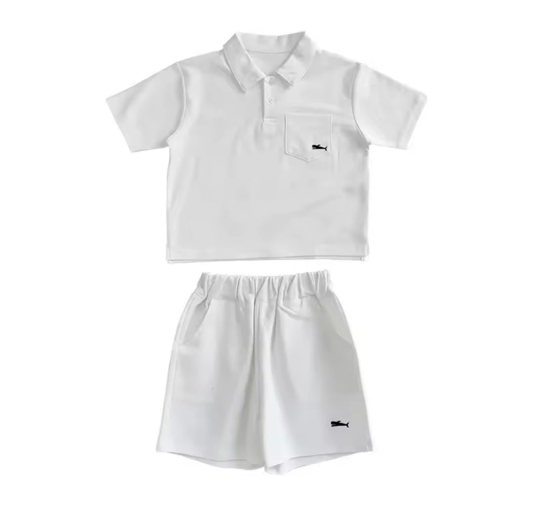 Children's Collar Stylish Boys Casual 2-Piece Set 1690768 Children's Collar Stylish Boys Casual 2-Piece Set 1690768