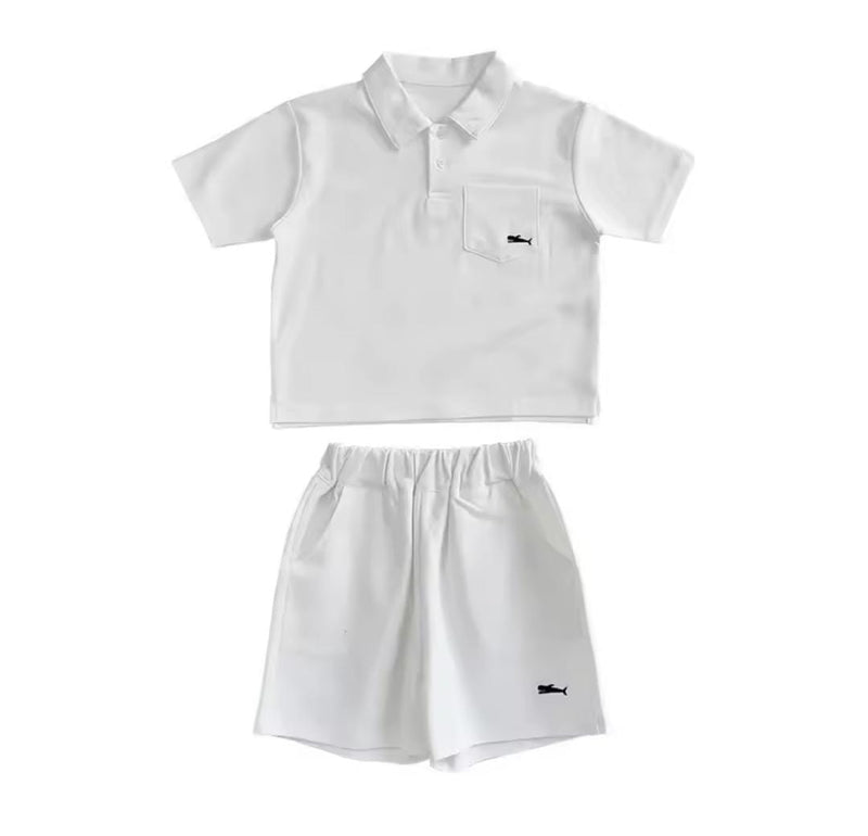 Children's Collar Stylish Boys Casual 2-Piece Set    1690768 - TUZZUT Qatar Online Shopping