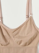 Shaping Bodysuit with Adjustable Straps and Press Button Closure S44920 - TUZZUT Qatar Online Shopping