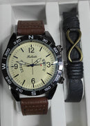 Mens Fashion Cork Watch W4676 - TUZZUT Qatar Online Shopping