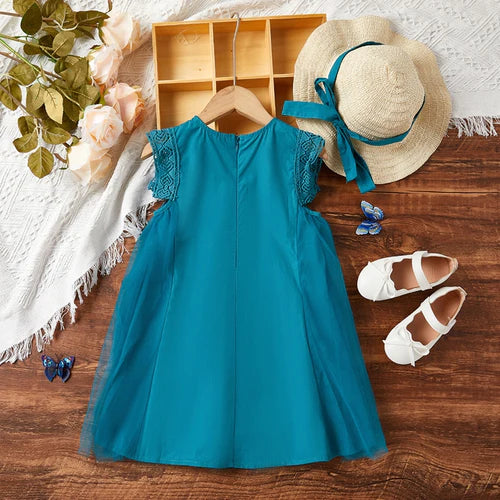 Girls Dress With Hat 402301 100cm Girls Dress With Hat 402301 100cm