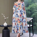 Women's Short Sleeve Smock Dress 449287 - TUZZUT Qatar Online Shopping