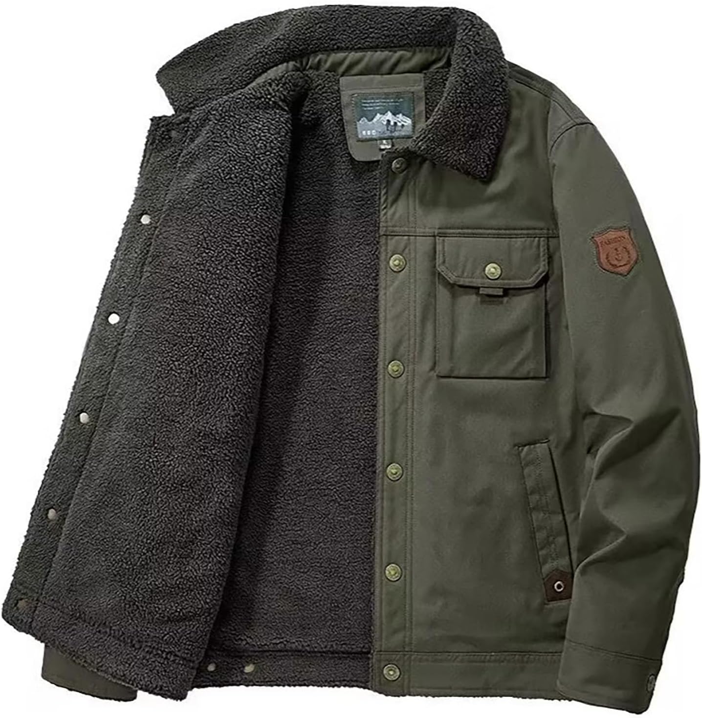 Men's Thick Fleece Jacket FJ4442 Men's Thick Fleece Jacket FJ4442