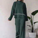 Women's Long Sleeve Casual Two Piece Outfit   B186072 - TUZZUT Qatar Online Shopping